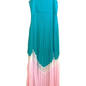 ASOS pleated lined dress